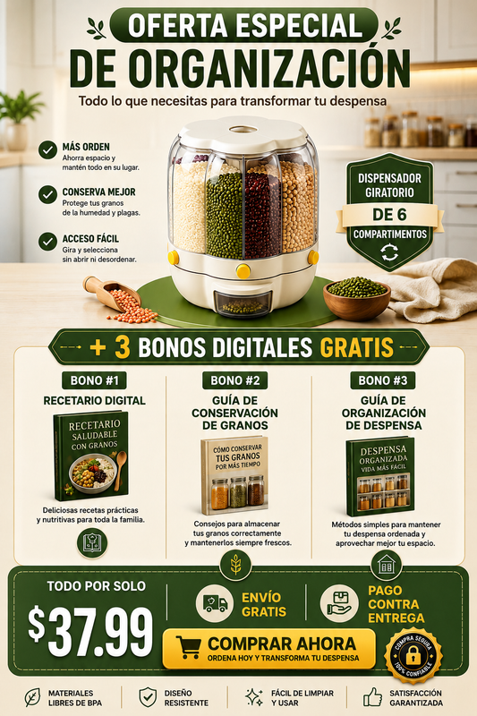 Más orden, menos bolsas y todo a la mano.