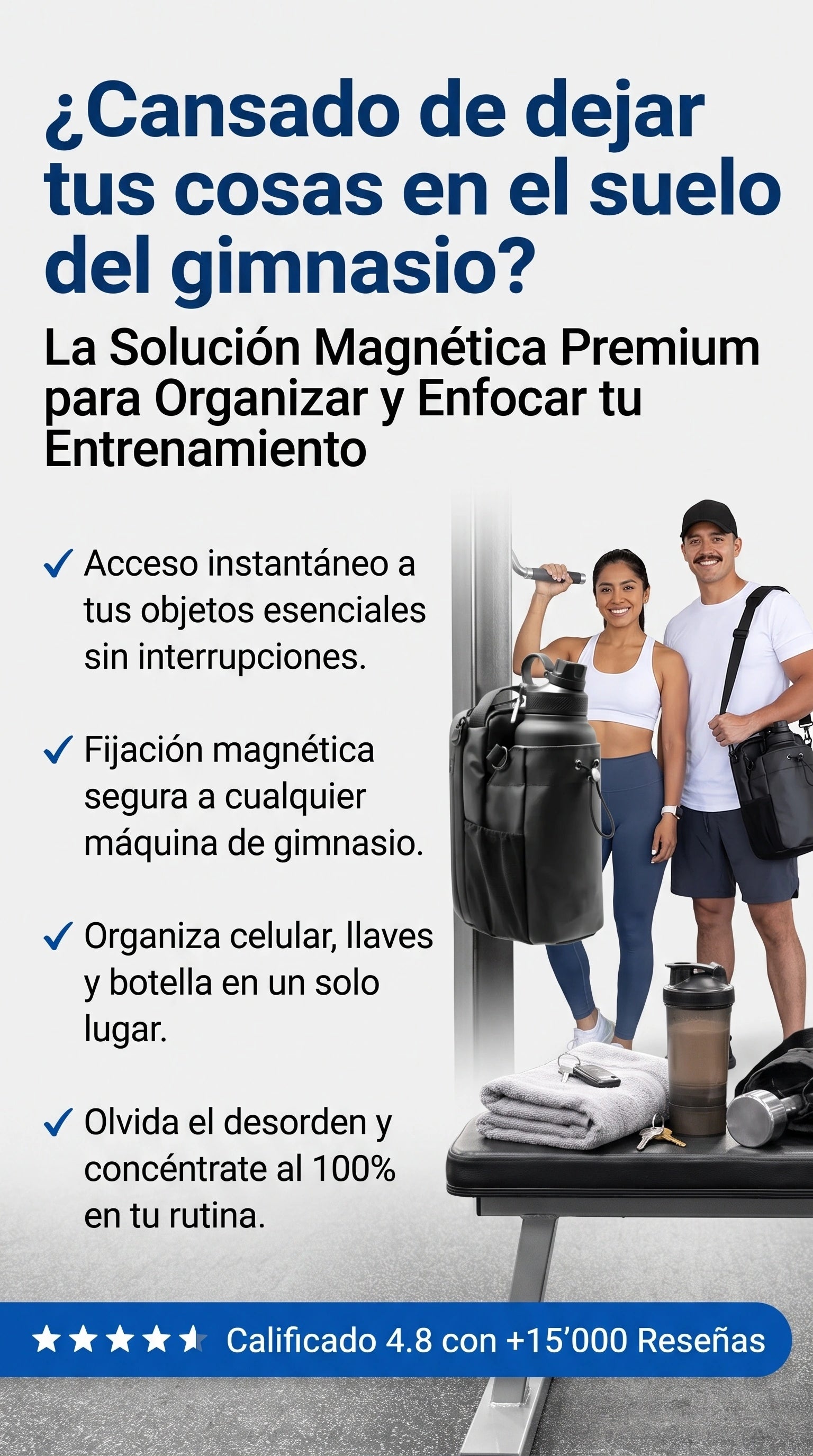 benefits - BOLSO MAGNETICO PARA GYM